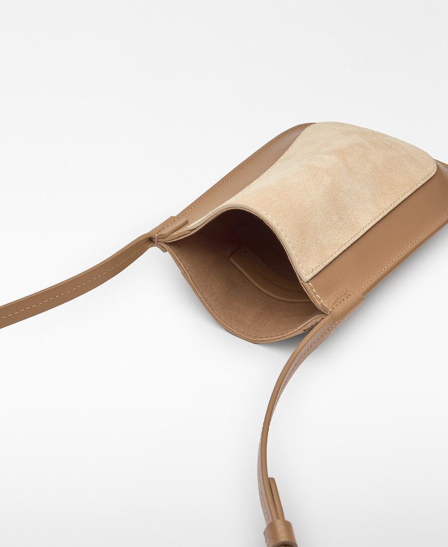 porta cellulare in pelle scamosciata dorna da donna