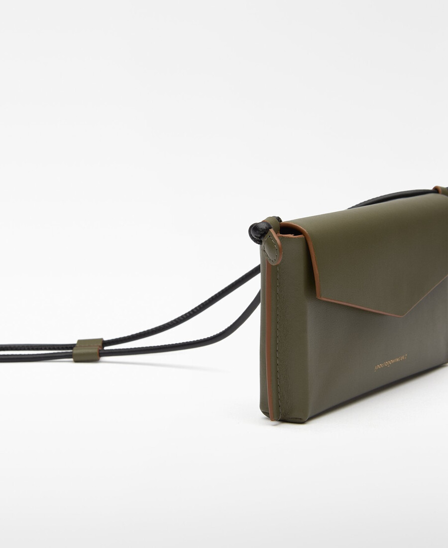 porta cellulare orizzontale in pelle da donna