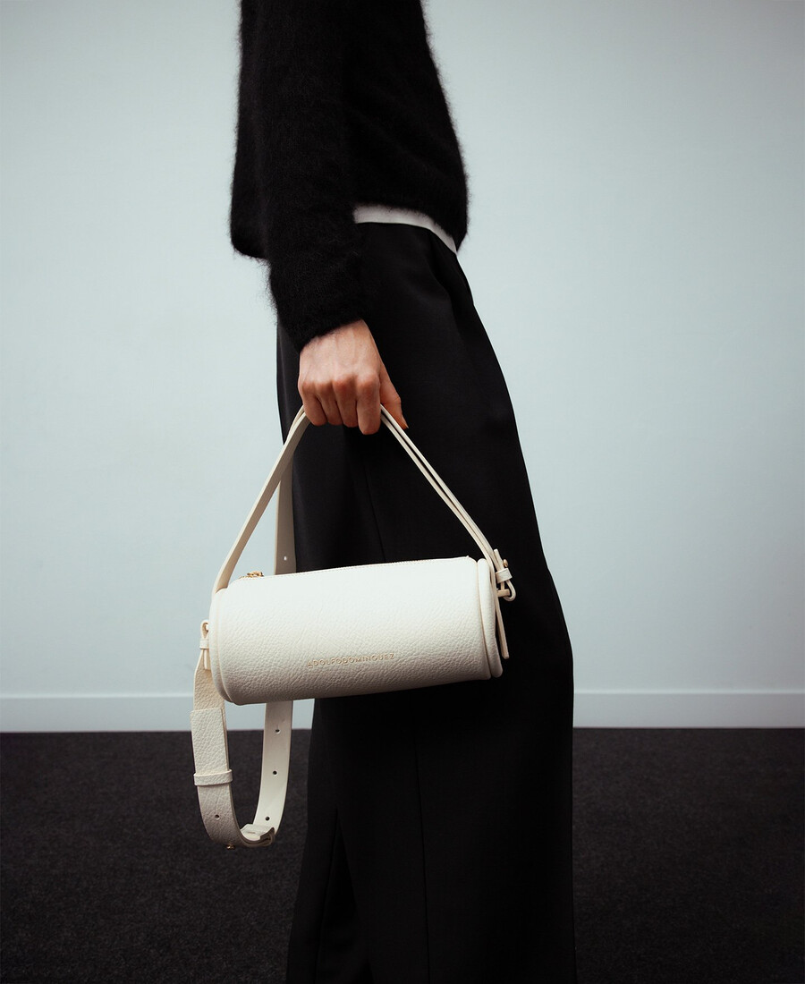 borsa cilindrica da donna non in pelle