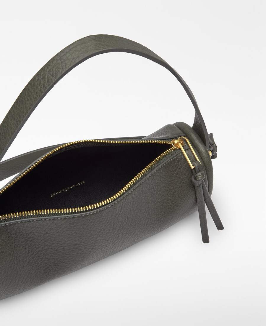 borsa cilindrica da donna non in pelle
