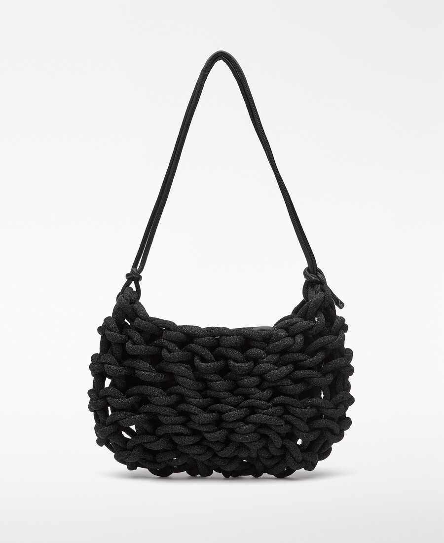 borsa da cocktail da donna con design tubolare