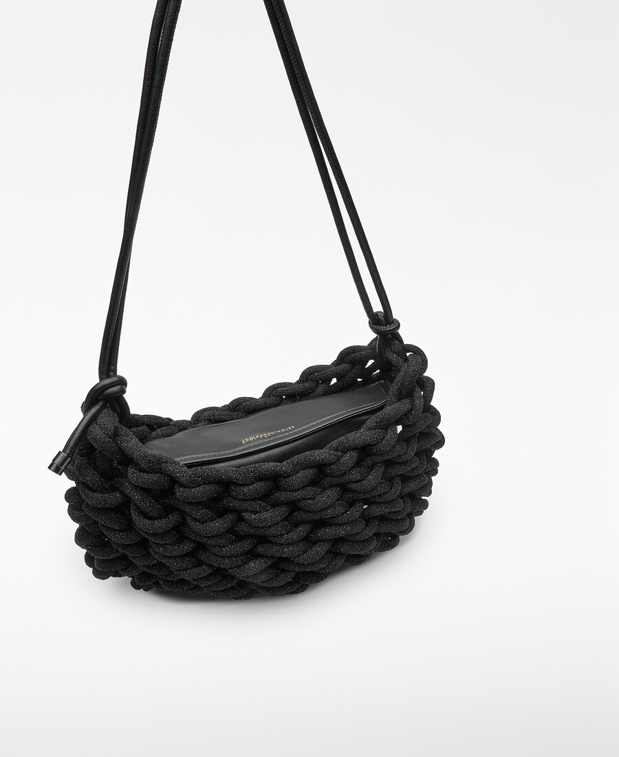 borsa da cocktail da donna con design tubolare