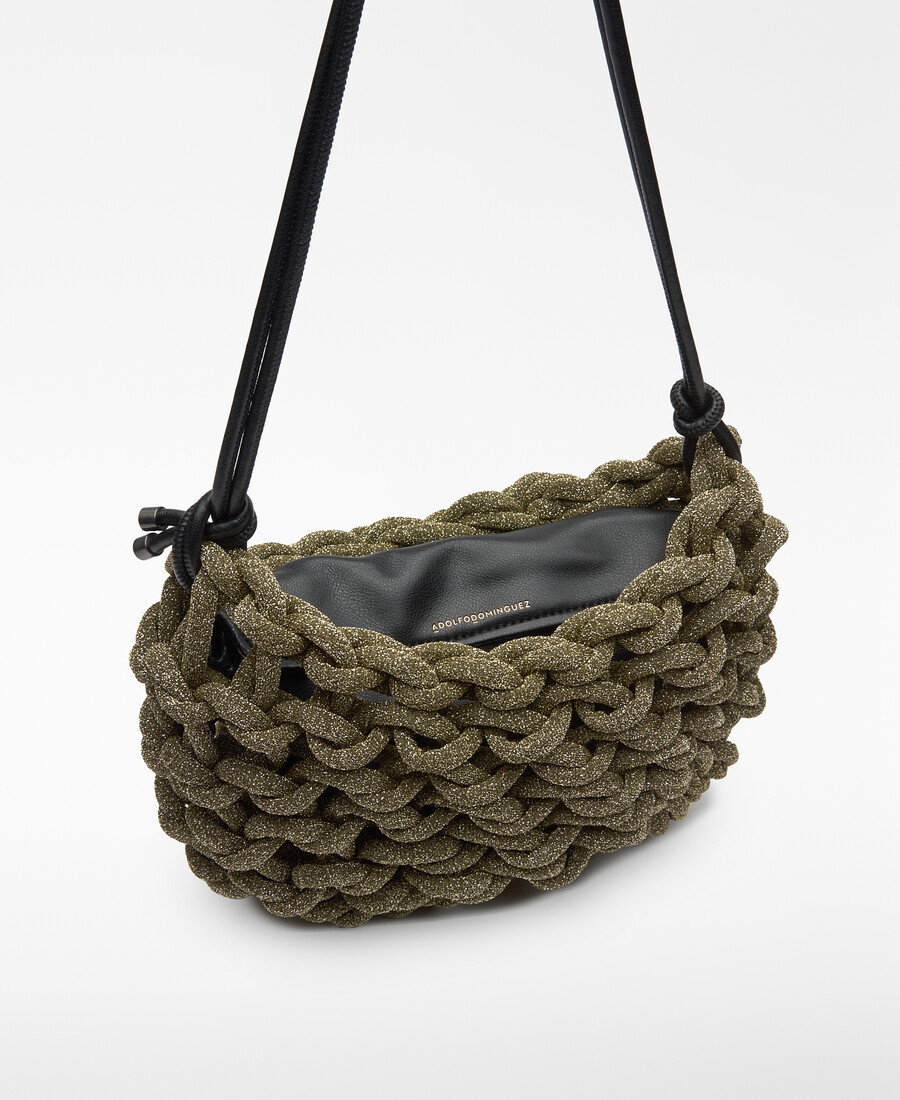 borsa da cocktail da donna con design tubolare