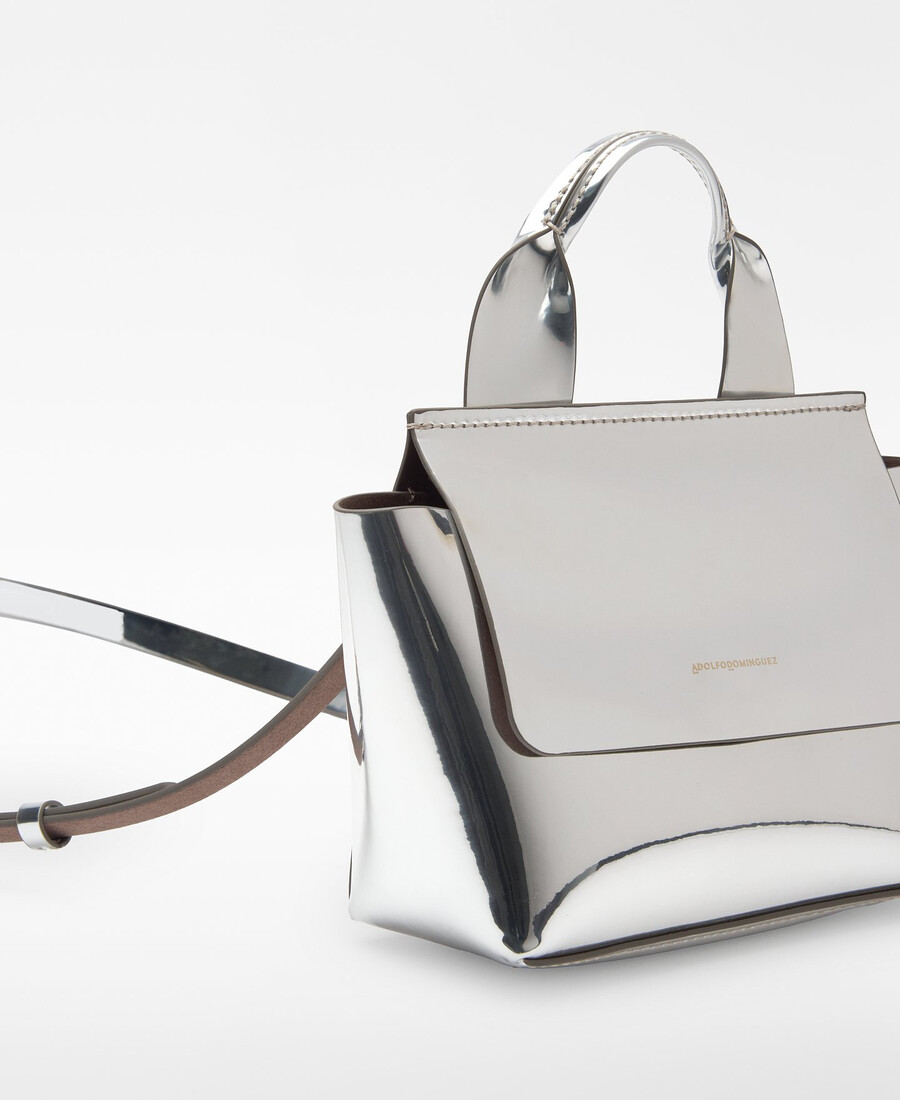 mini borsa donna in mica metallizzata