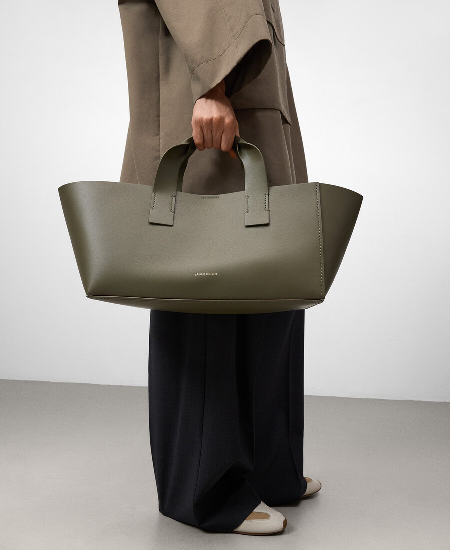 borsa a mano allungata mica da donna