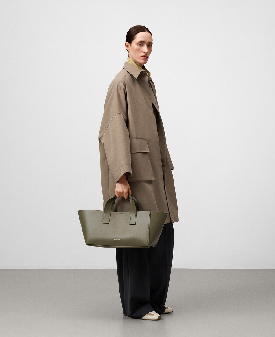 borsa a mano allungata mica da donna