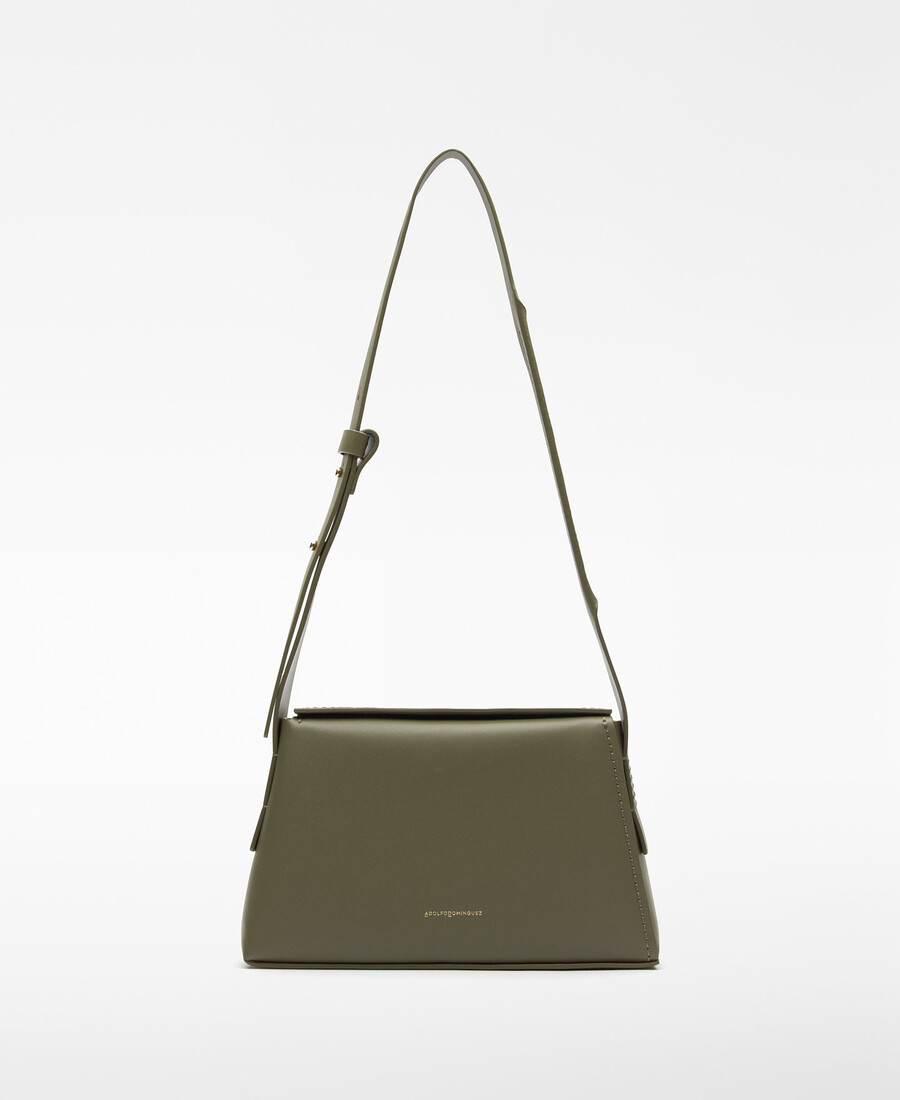 borsa a tracolla trapezoidale in mica da donna
