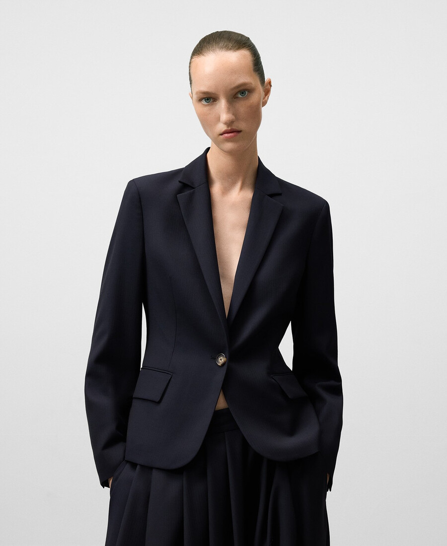 blazer corto sartoriale donna