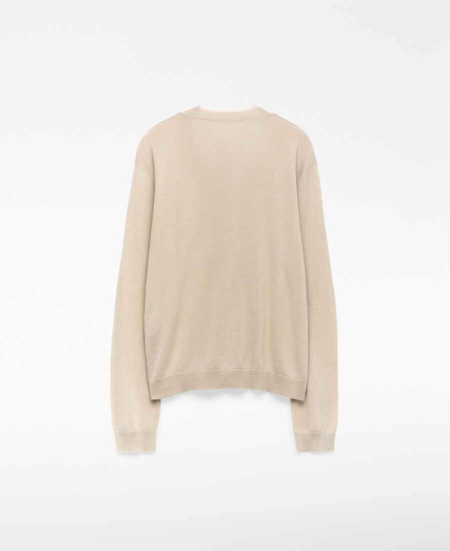cardigan in maglia semitrasparente da donna
