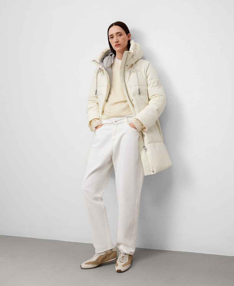 cappotto lungo imbottito donna