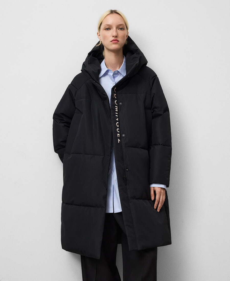 cappotto lungo imbottito donna
