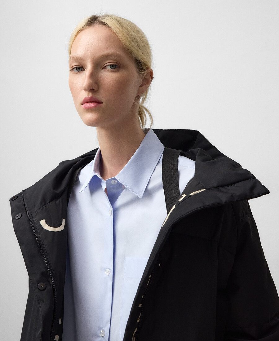 cappotto lungo imbottito donna