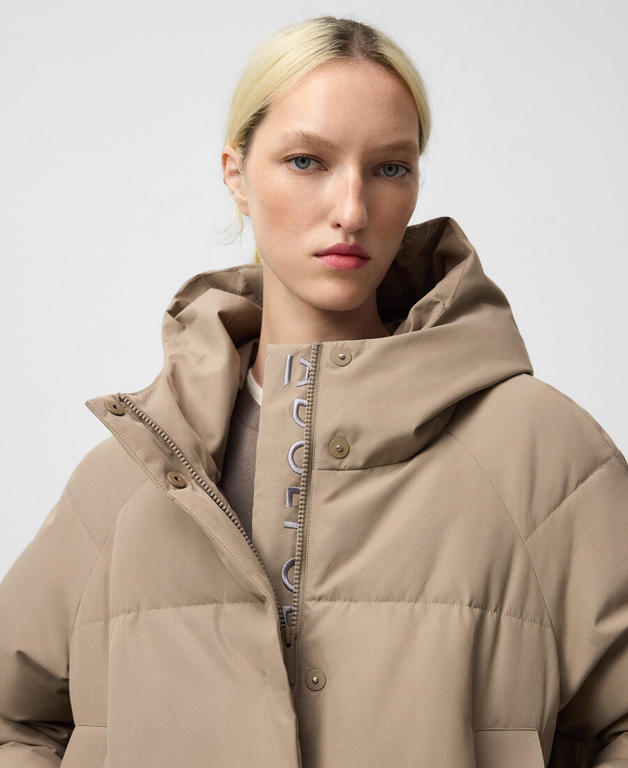 cappotto lungo imbottito donna