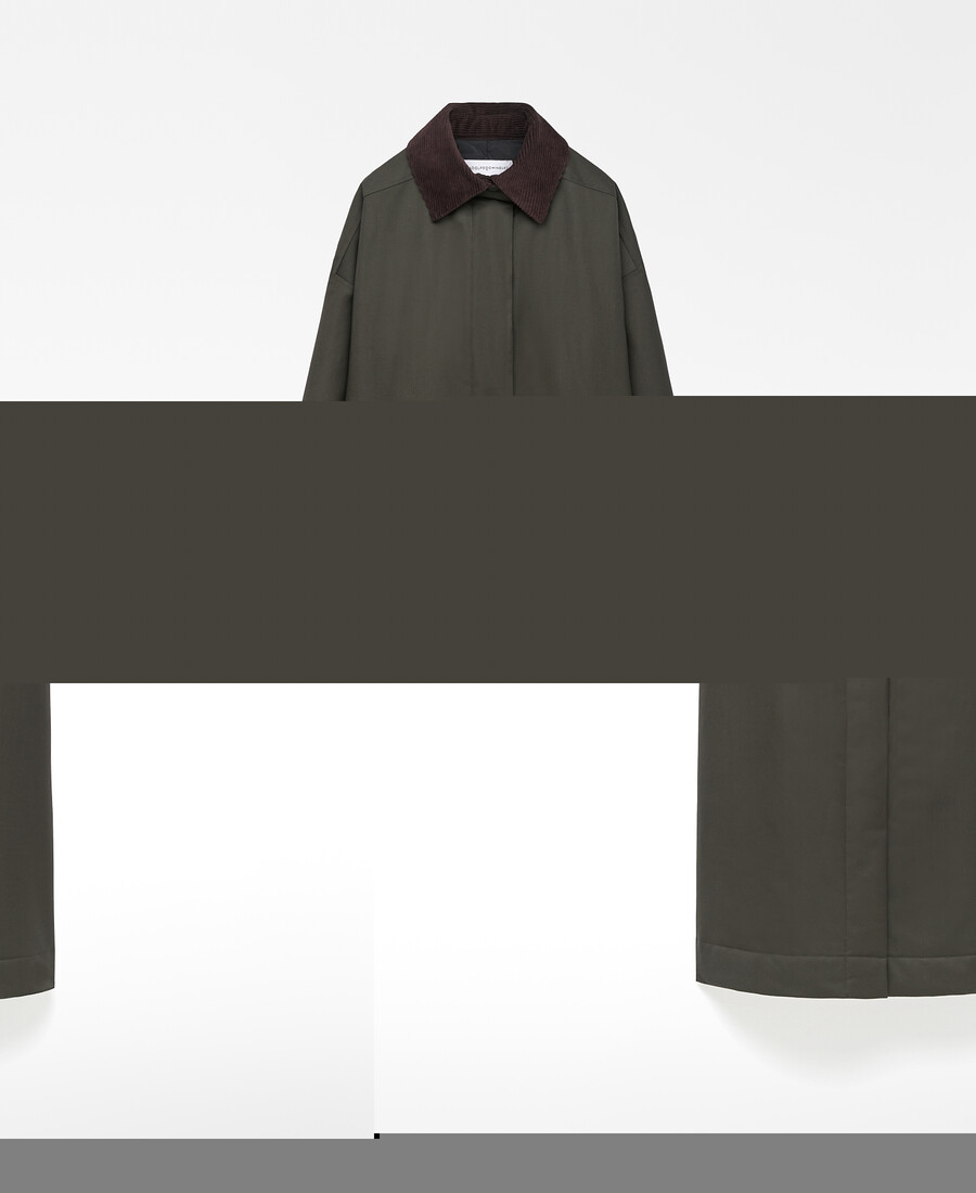 cappotto lungo da donna con collo alla francese