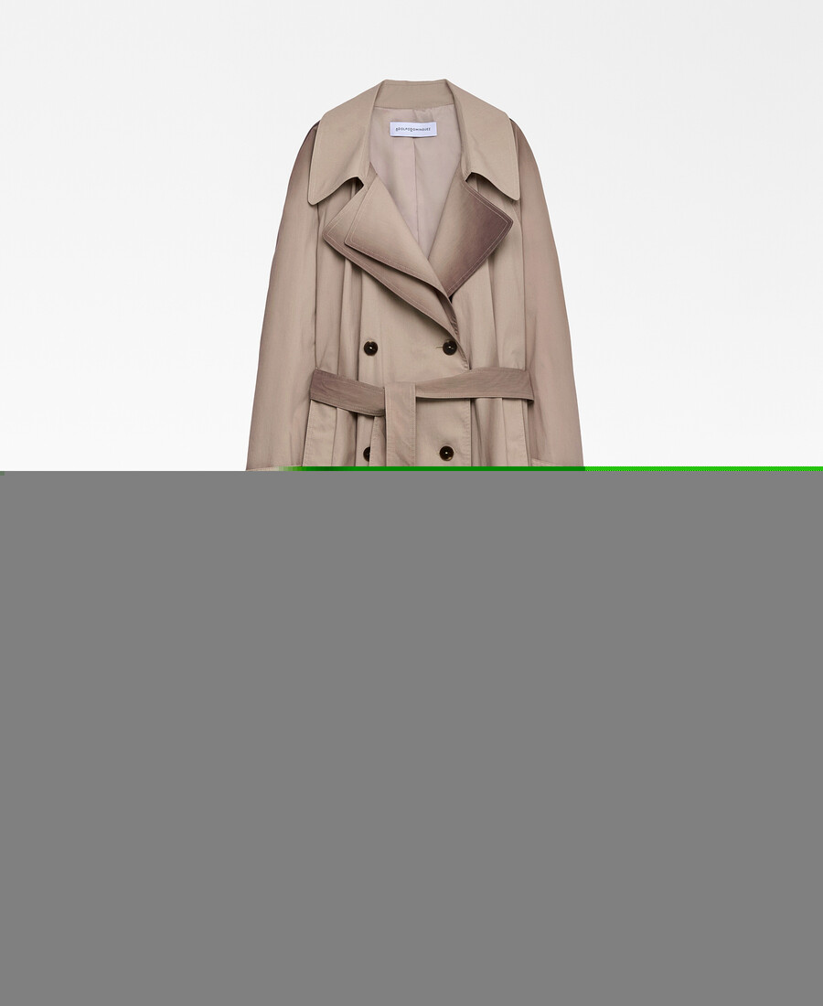 trench effetto invecchiato donna