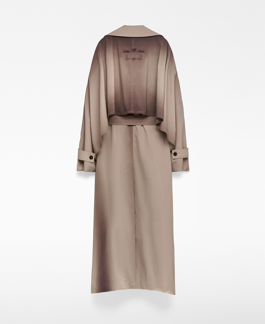 trench effetto invecchiato donna
