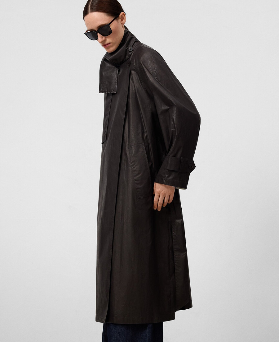 trench doppio revers donna