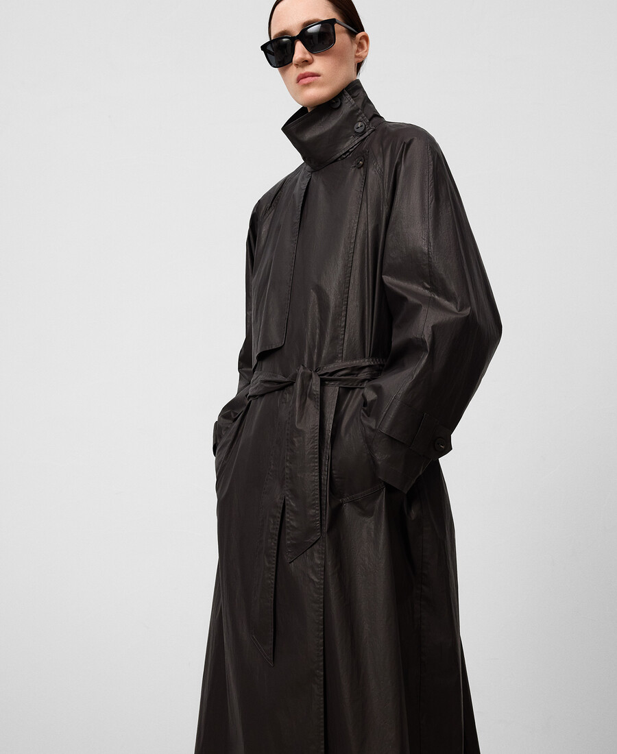 trench doppio revers donna