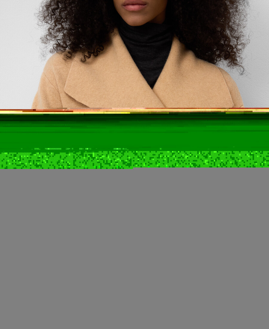 cappotto donna double face in lana
