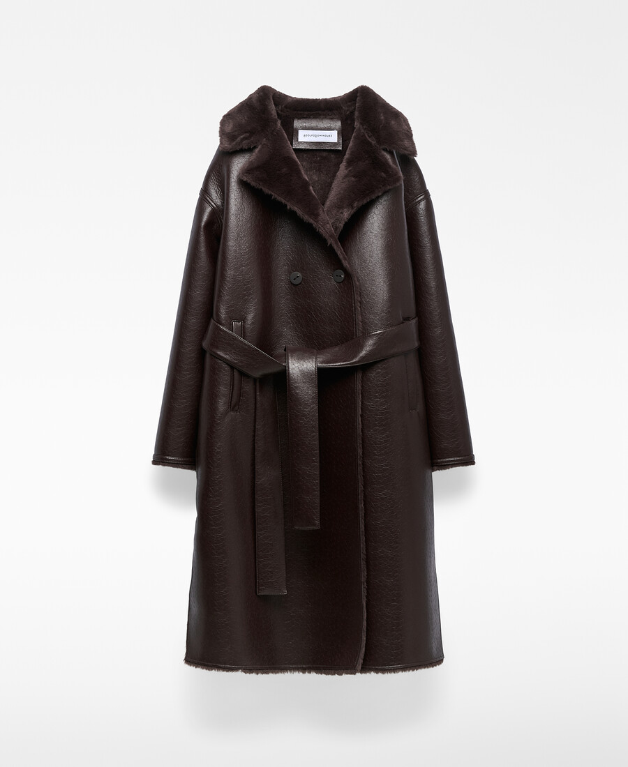 cappotto double face non in pelle da donna