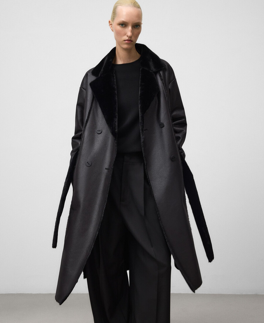 cappotto double face non in pelle da donna