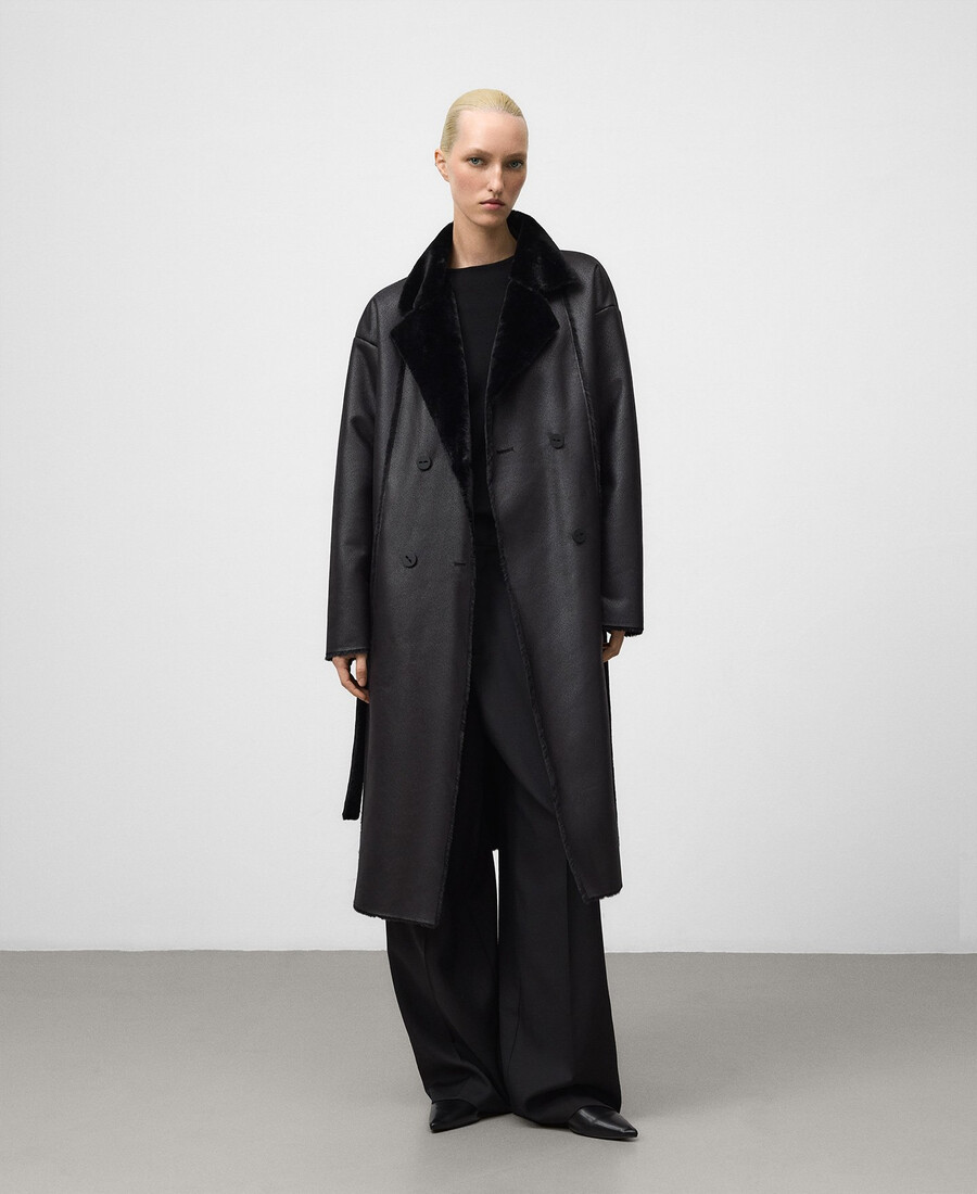 cappotto double face non in pelle da donna