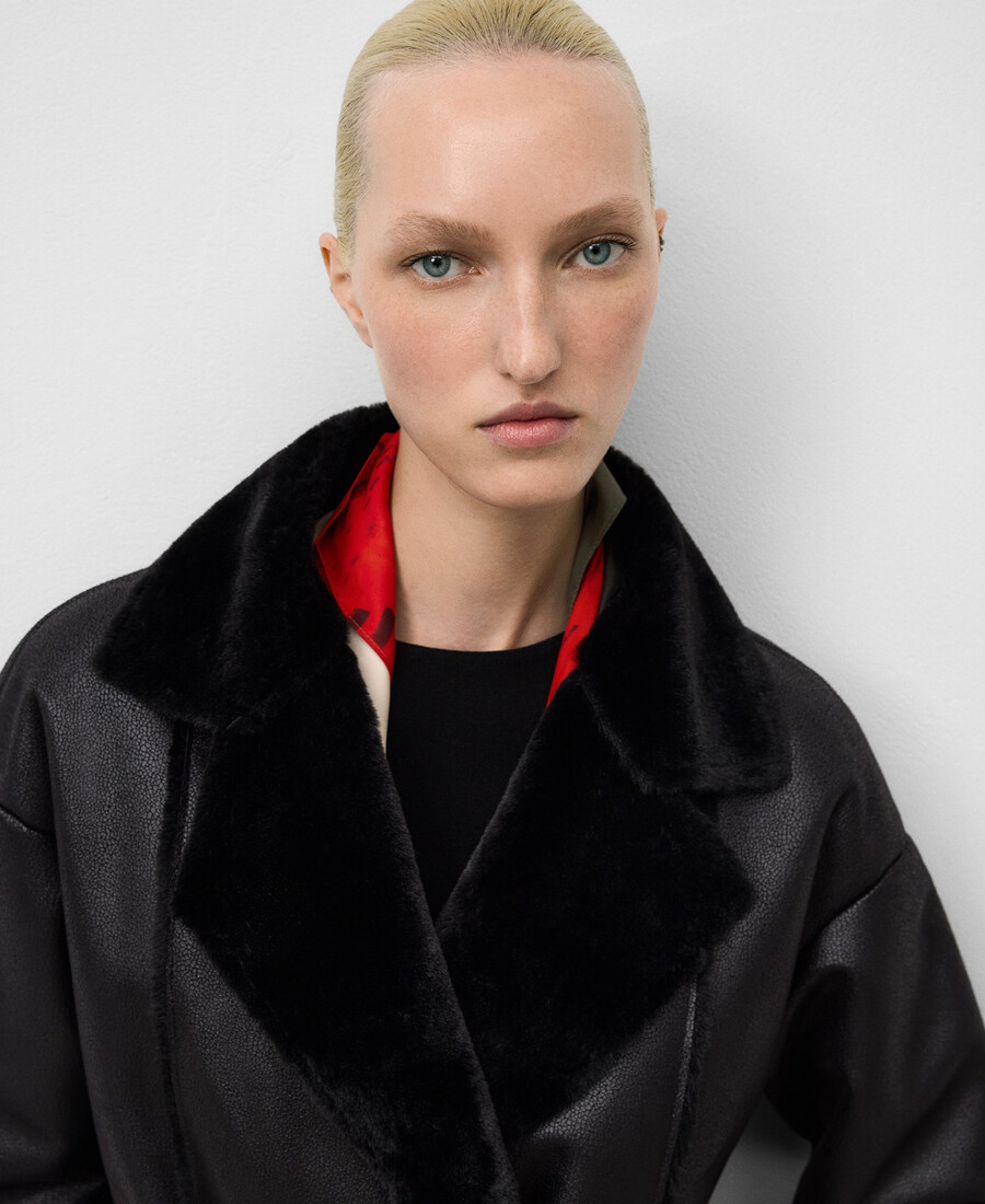 cappotto double face non in pelle da donna