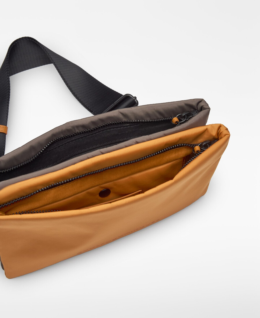 tracolla piccola da donna in nylon bicolore