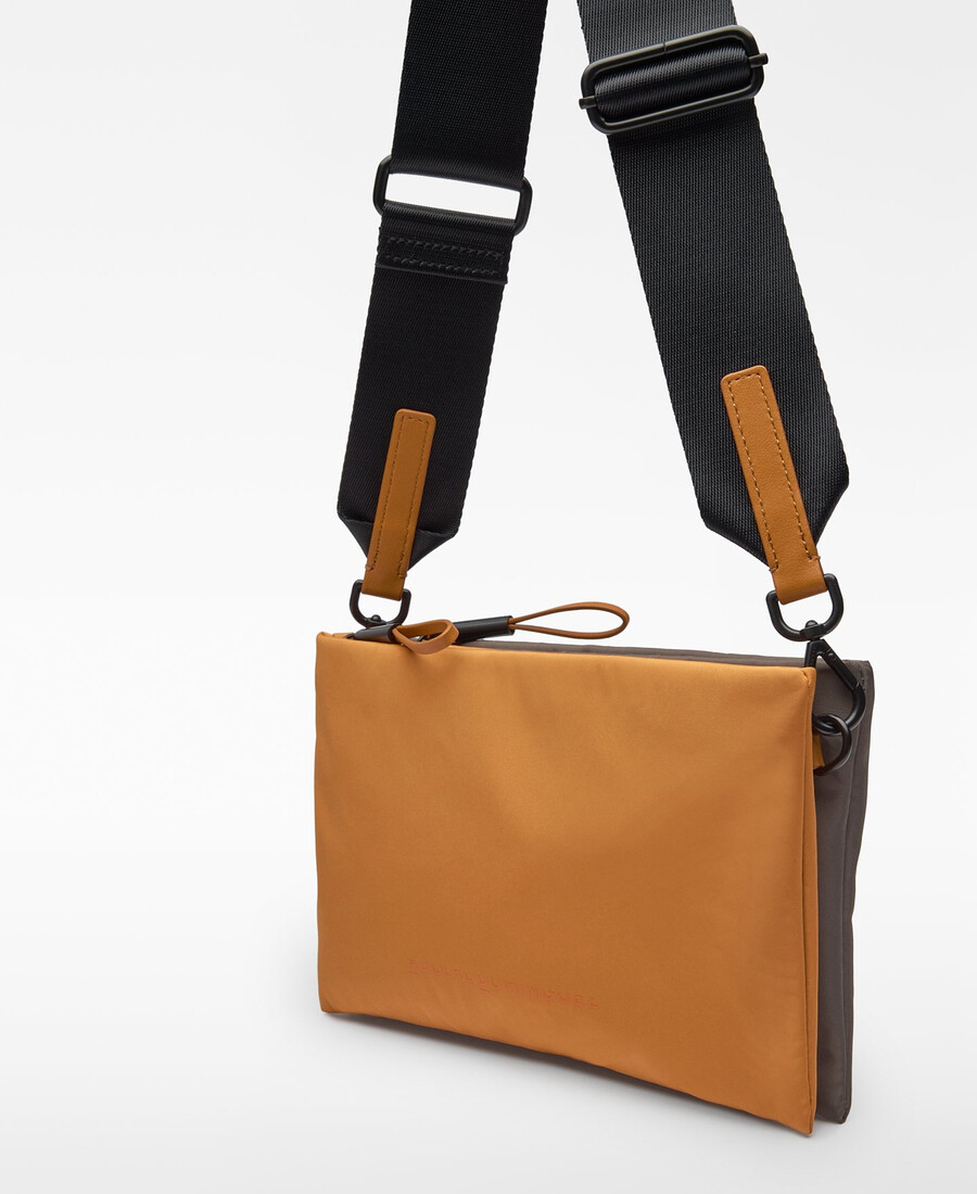 tracolla piccola da donna in nylon bicolore