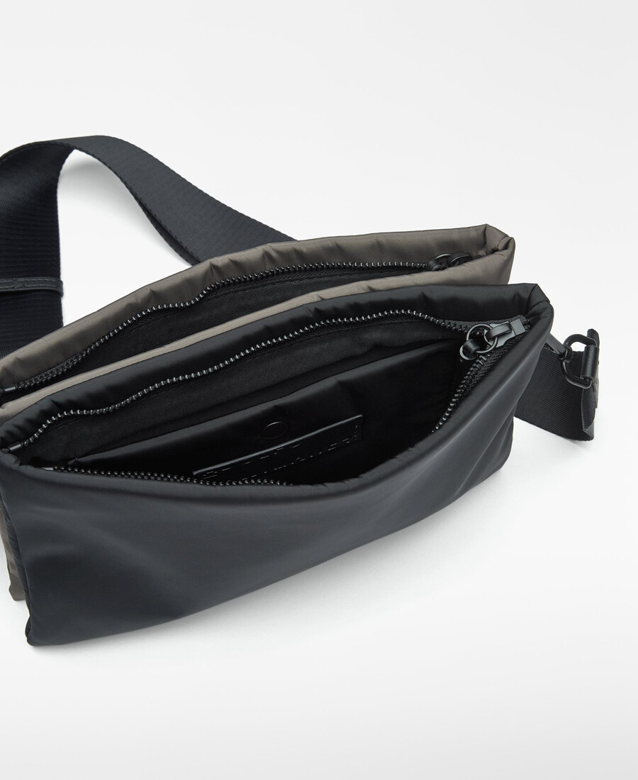 tracolla piccola da donna in nylon bicolore