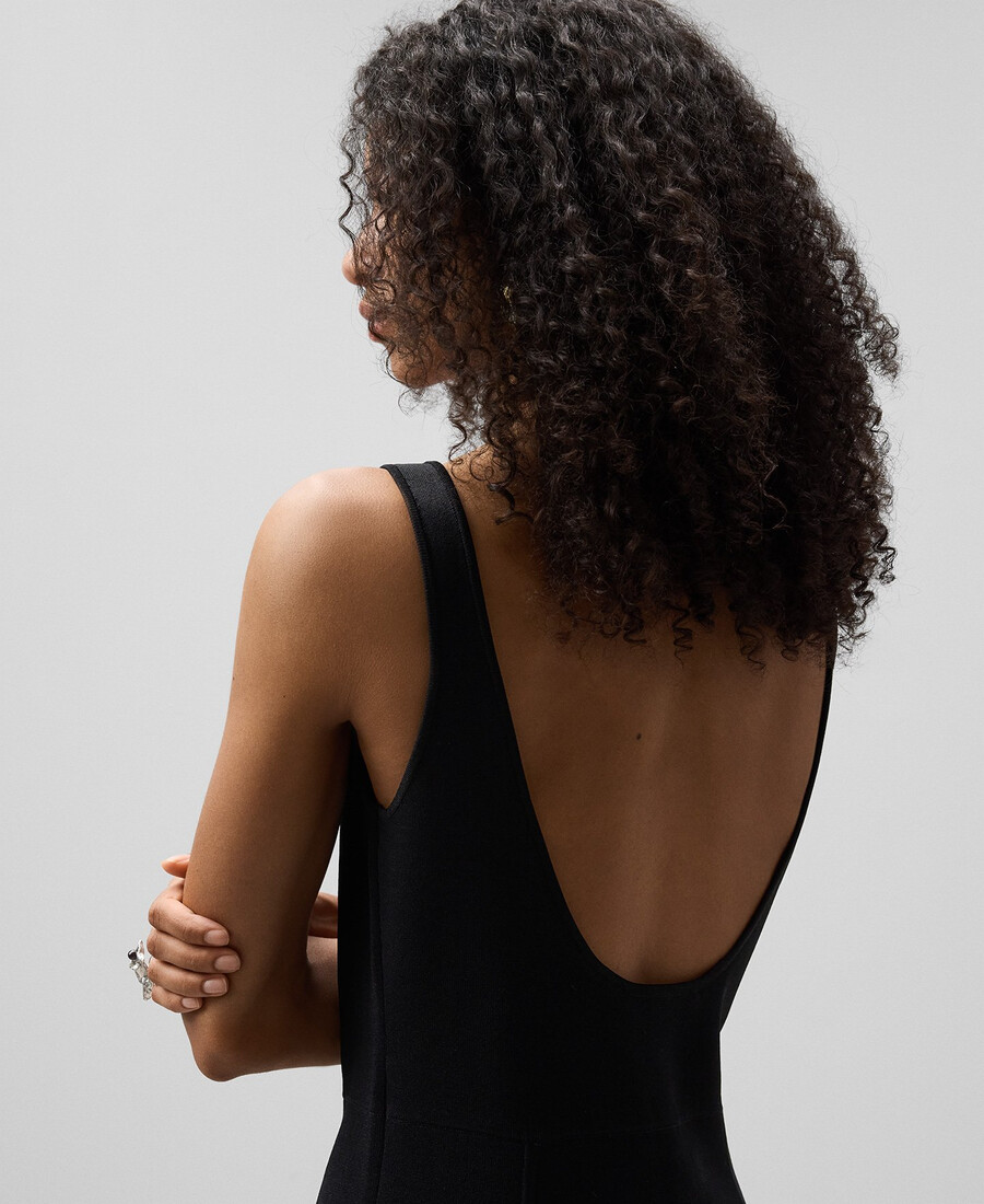 abito midi in maglia da donna