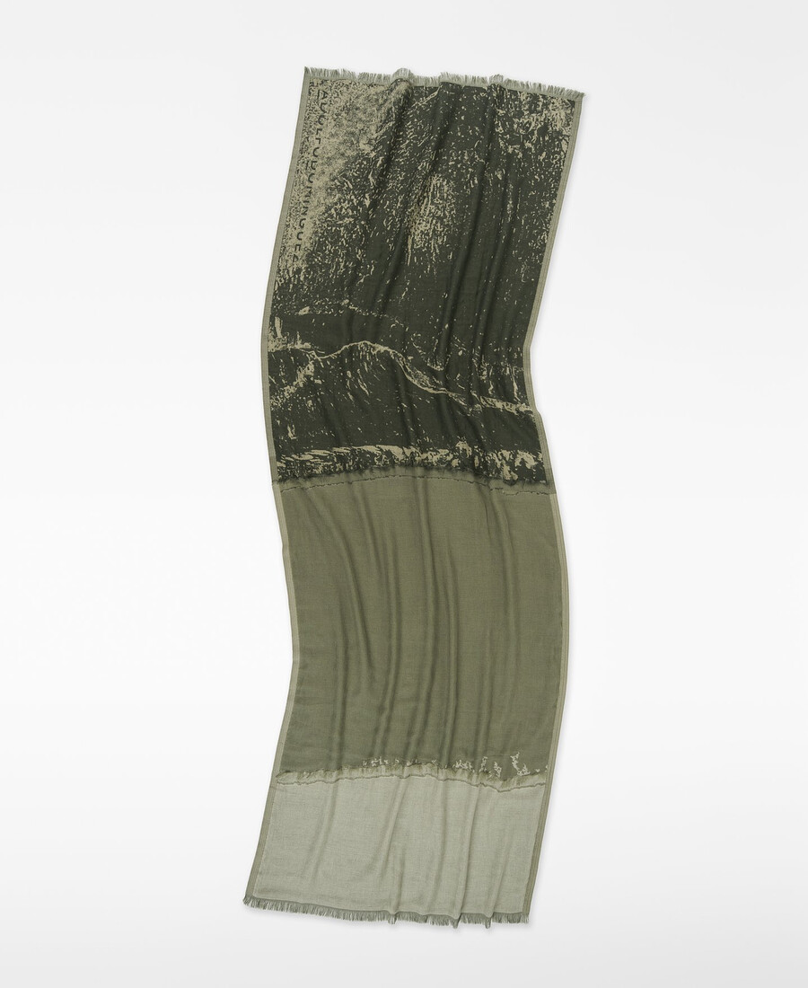 scialle donna stampato jacquard