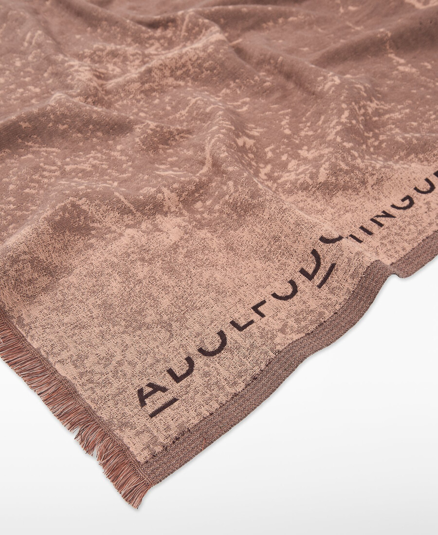 scialle donna stampato jacquard