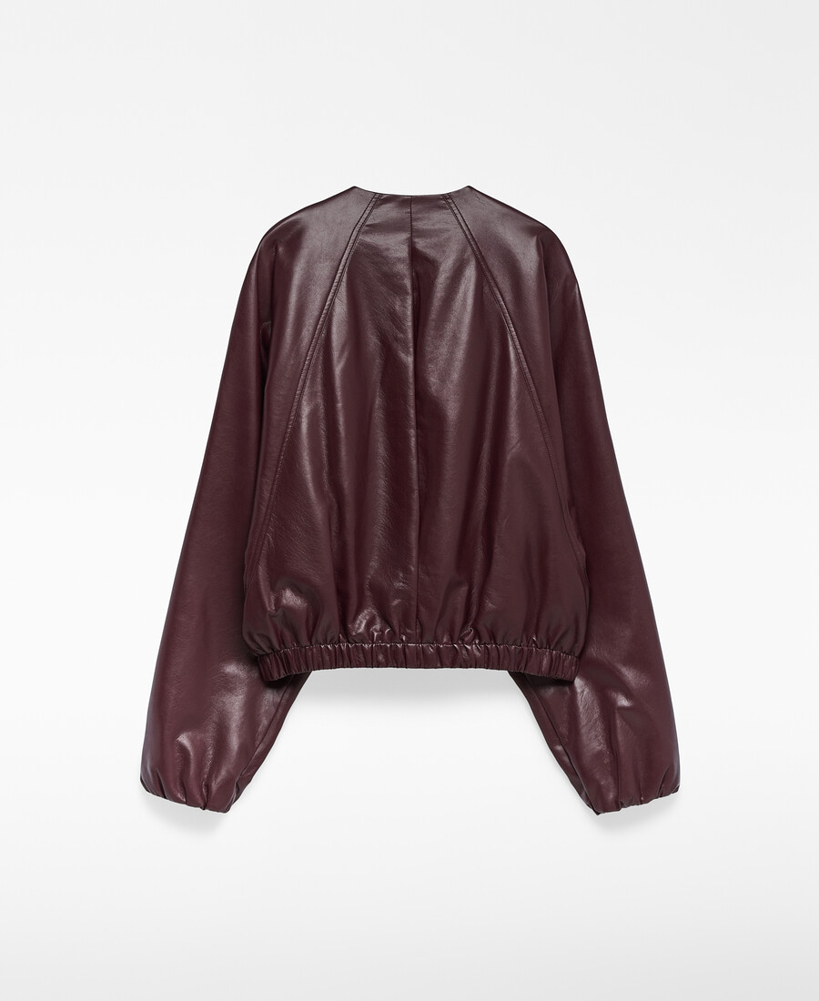 giubbotto bomber in pelle e non pelle da donna