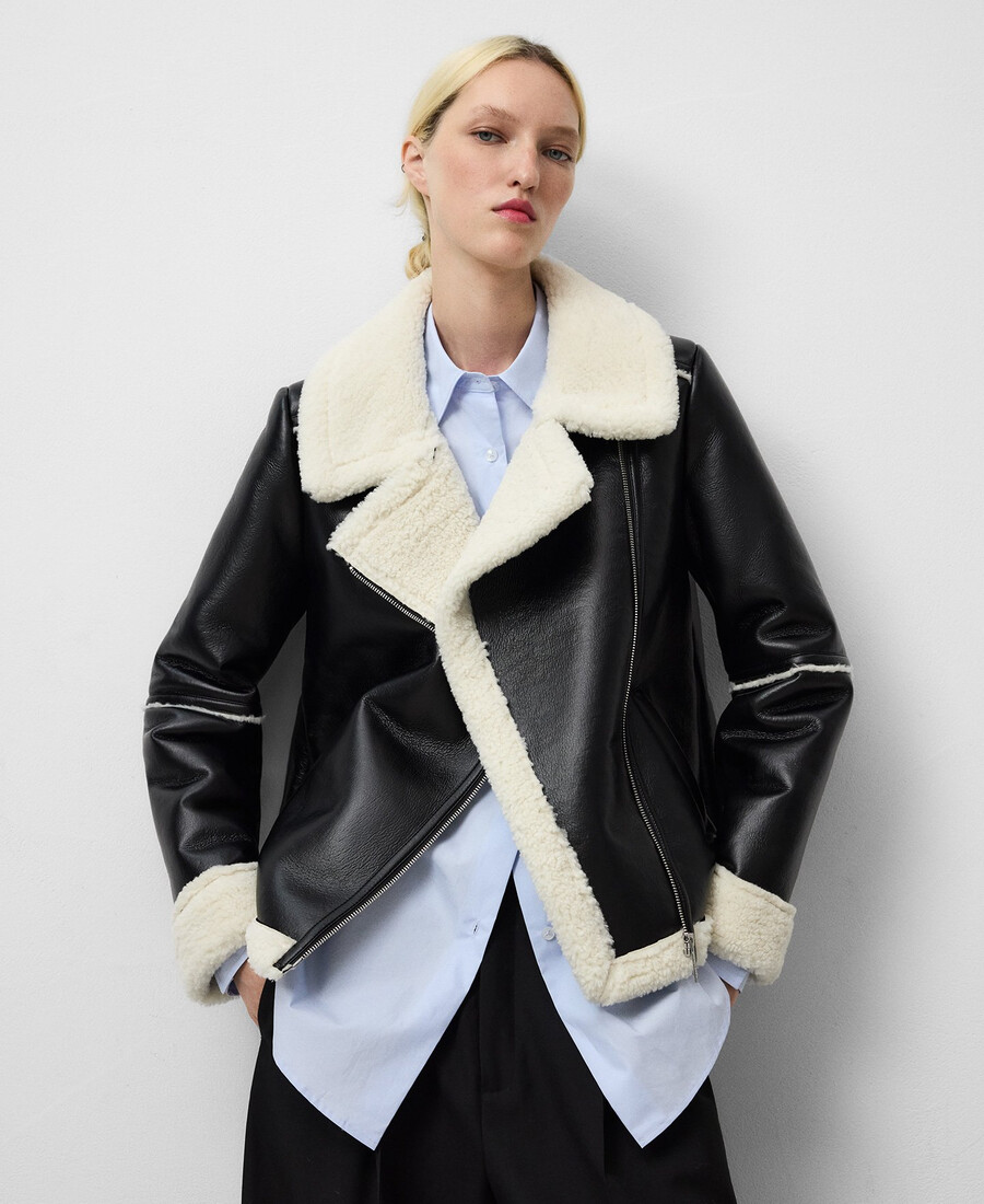 giacca double face non in pelle da donna