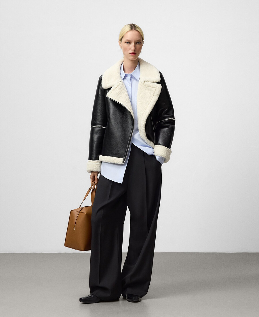 giacca double face non in pelle da donna
