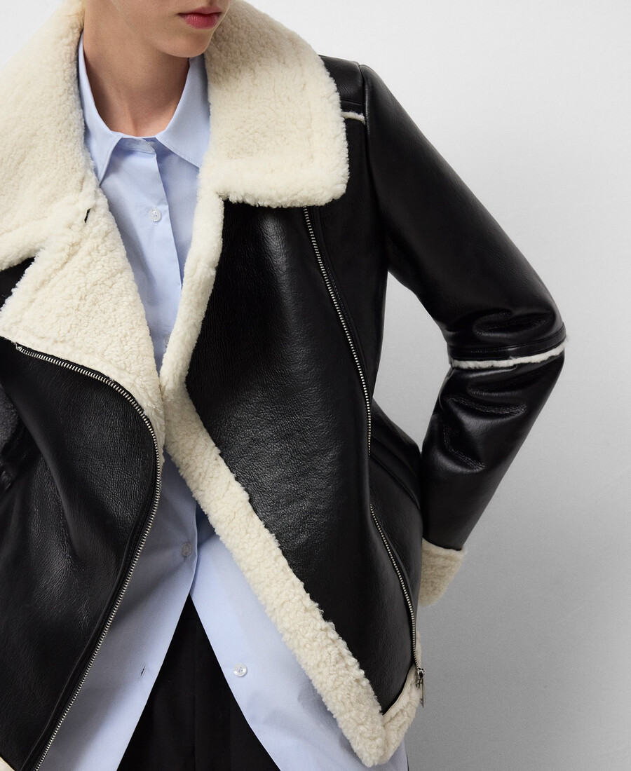 giacca double face non in pelle da donna