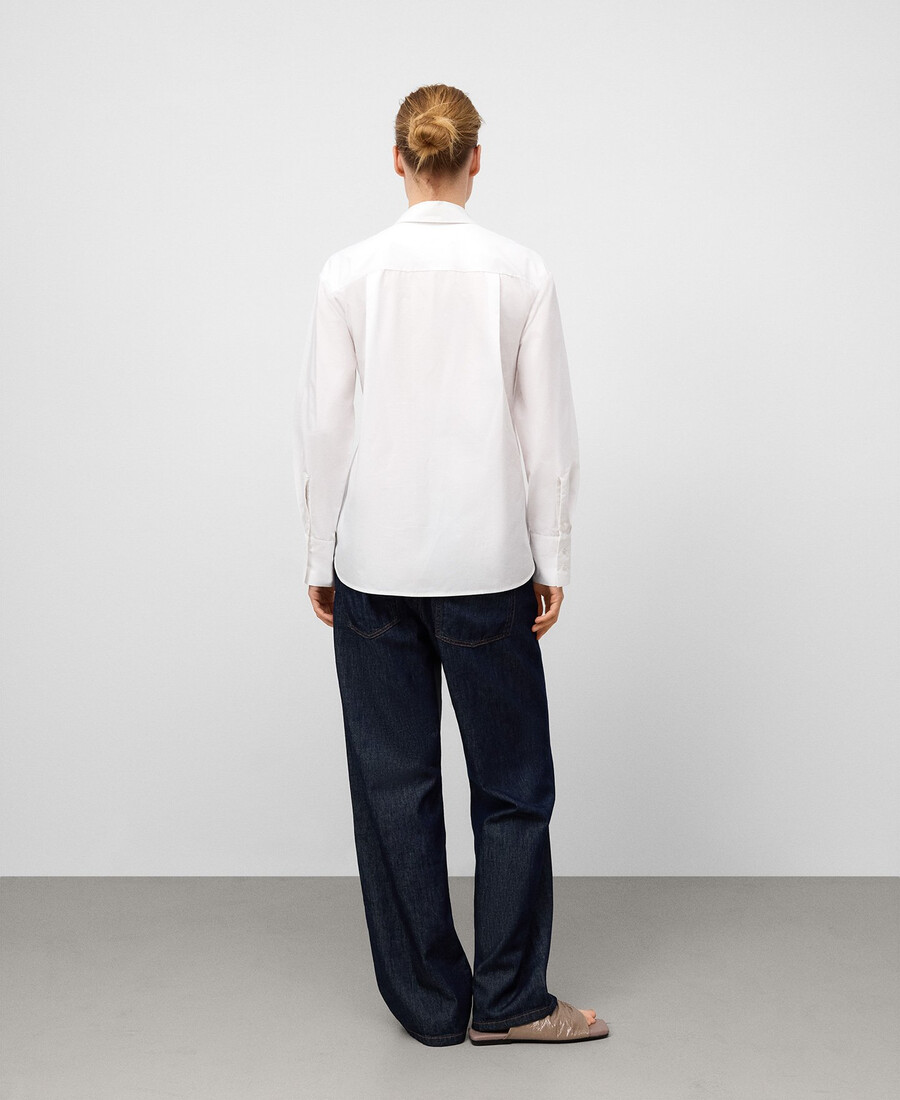 camicia con pannello multiposizione donna