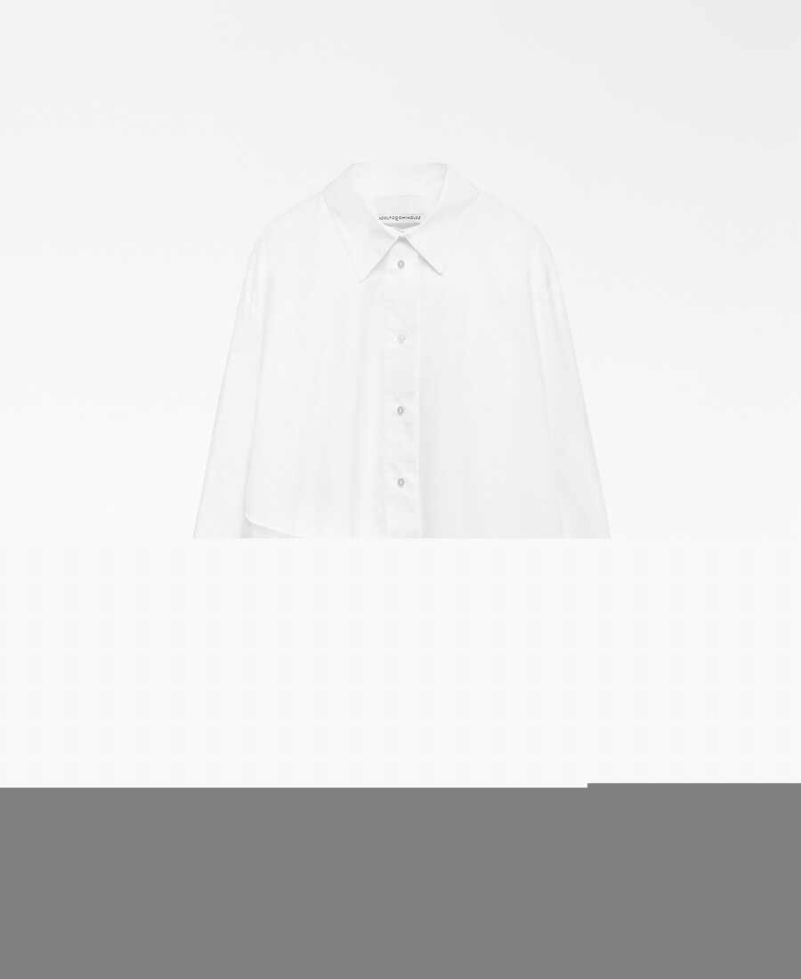 camicia con pannello multiposizione donna