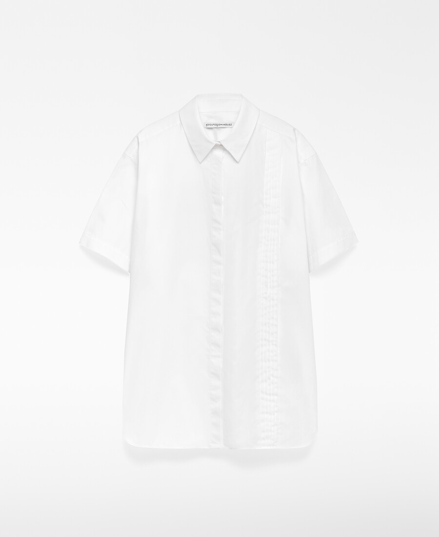 camicia oversize in cotone biologico da donna