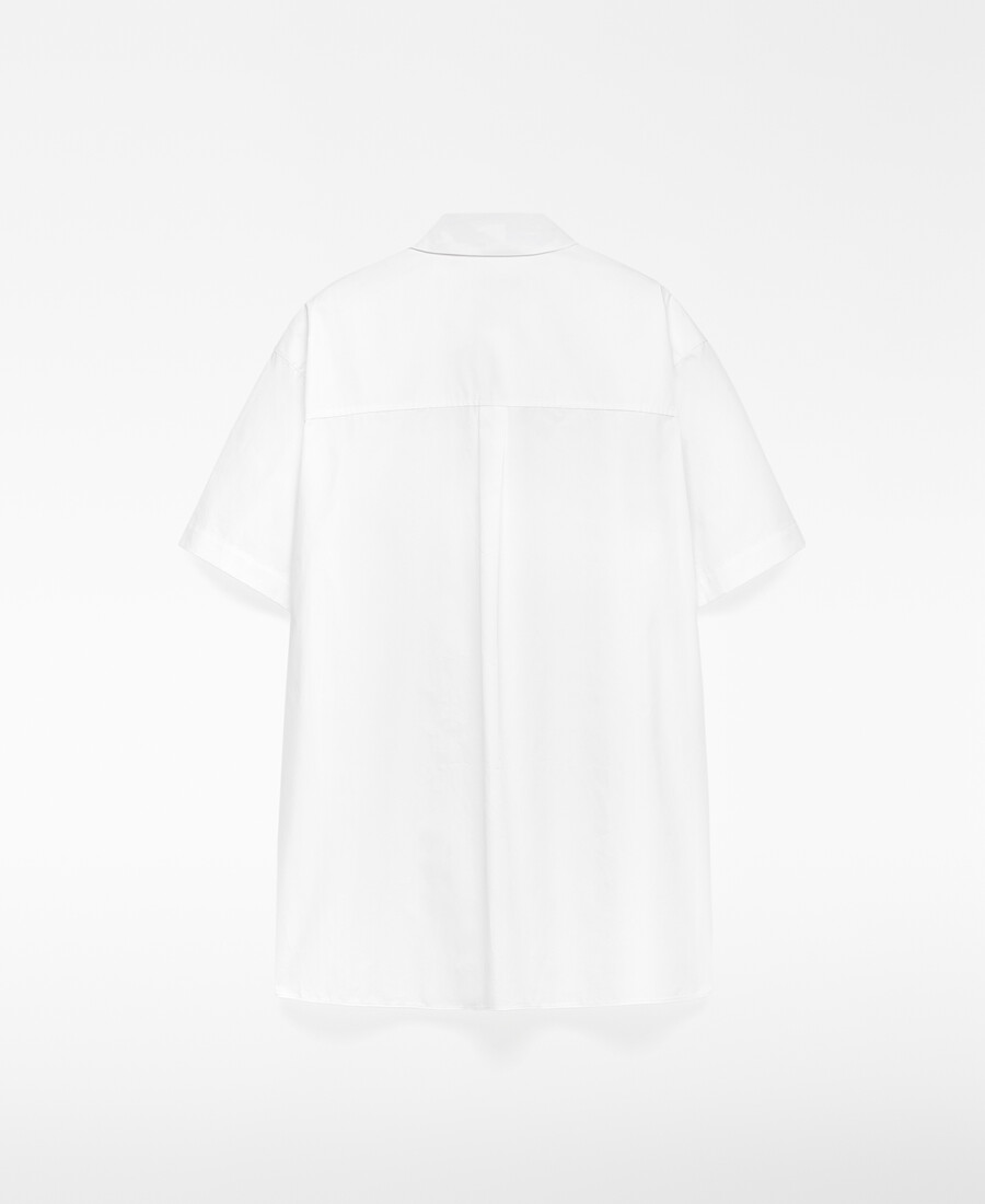 camicia oversize in cotone biologico da donna