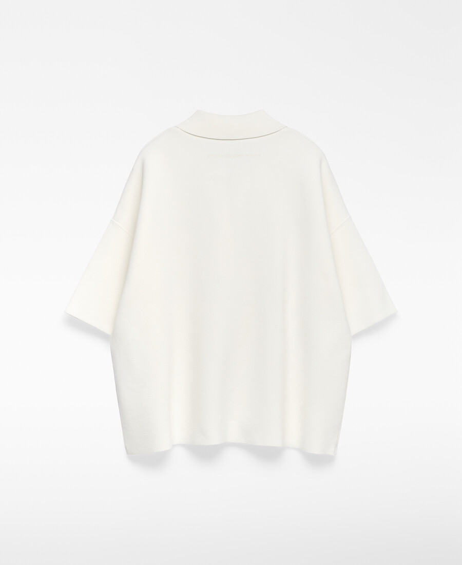 polo da donna a manica corta in maglia