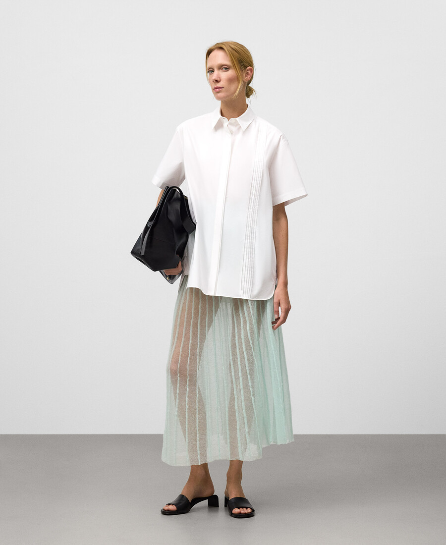 sandalo donna in pelle con tacco continuo