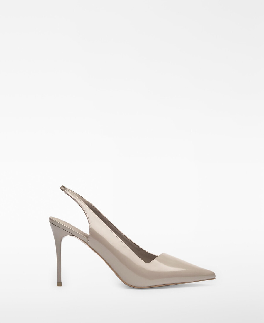slingback in pelle responsabile da donna