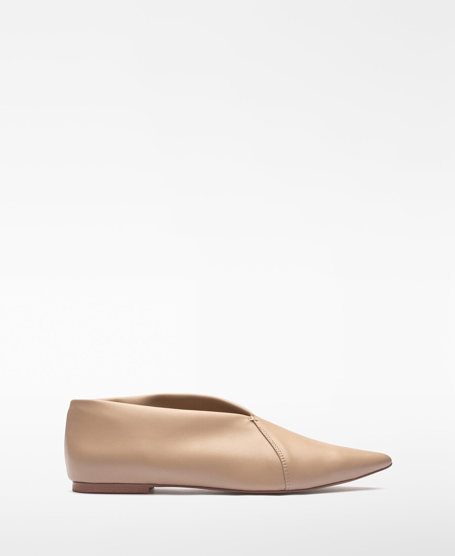 ballerina a punta da donna senza pelle