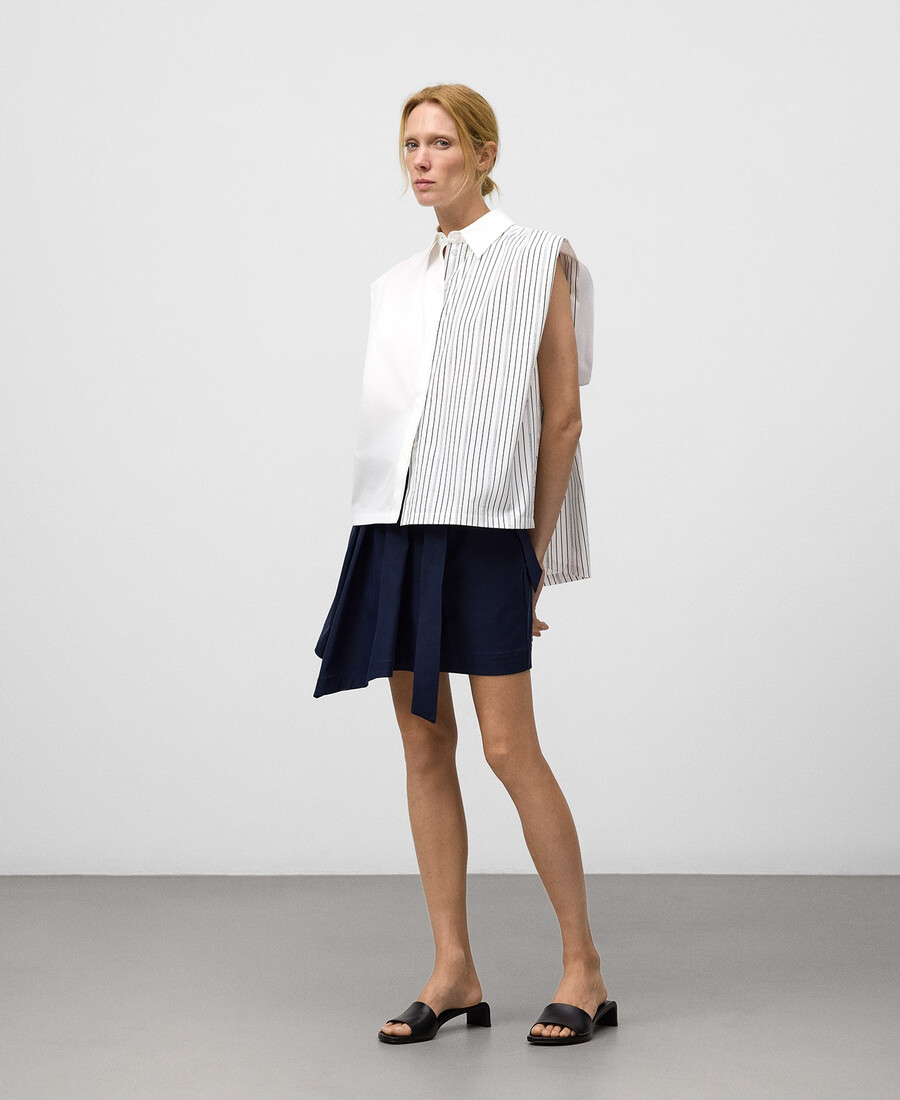 minigonna drappeggiata da donna