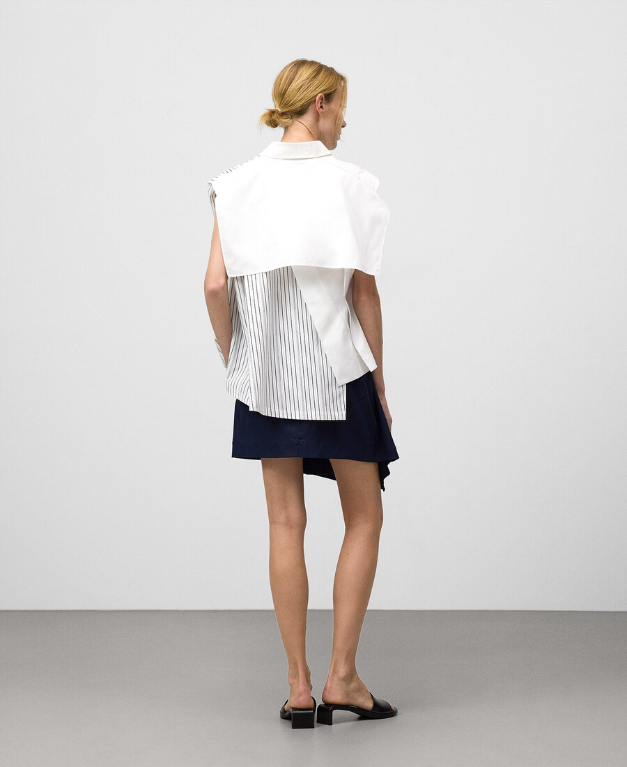 minigonna drappeggiata da donna