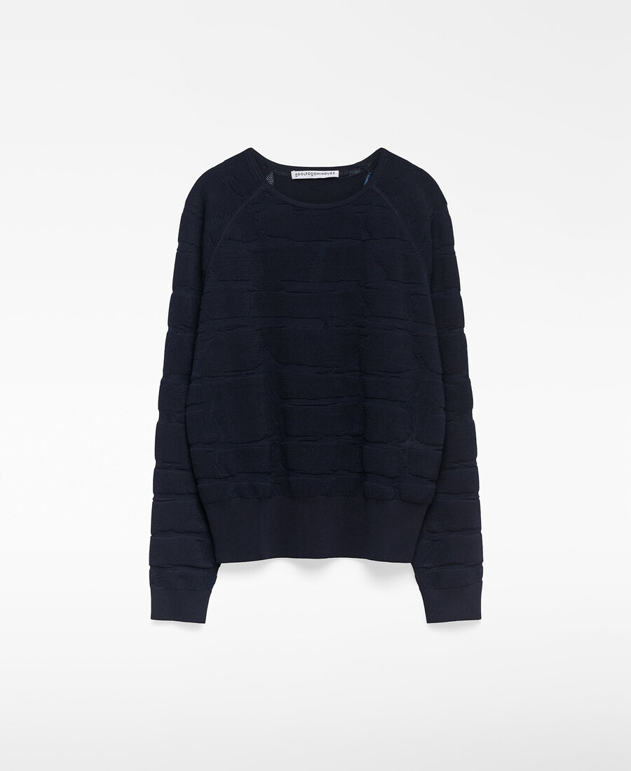 maglione donna in maglia jacquard