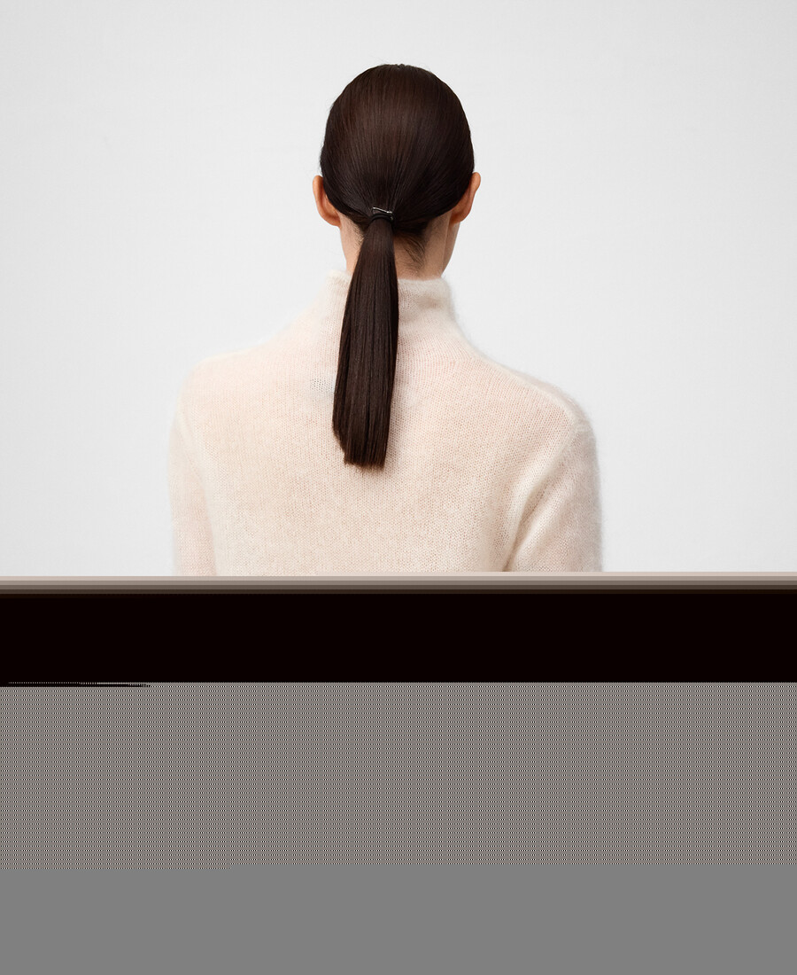 maglione donna in maglia garzata