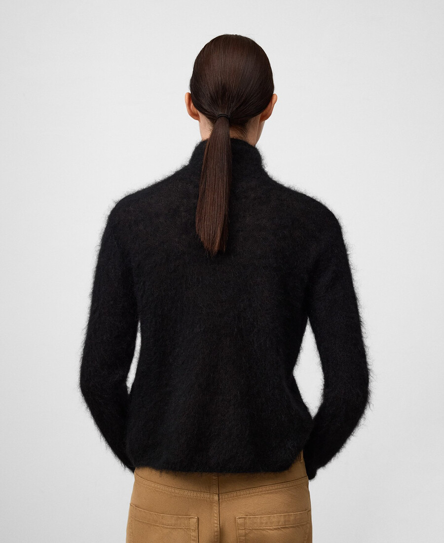 maglione donna in maglia garzata
